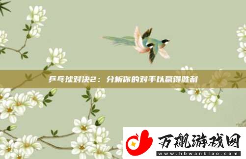 乒乓球对决2