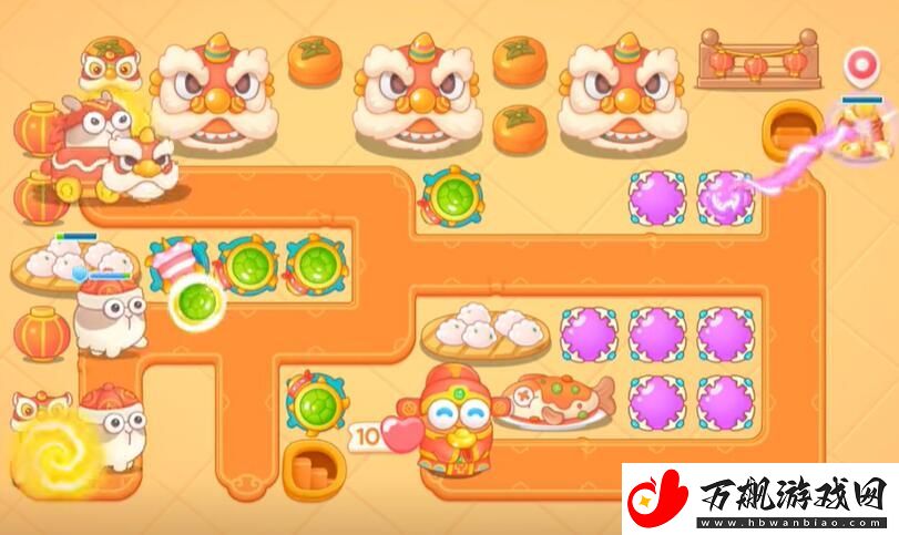 保卫萝卜4福神大作战第10关怎么通关