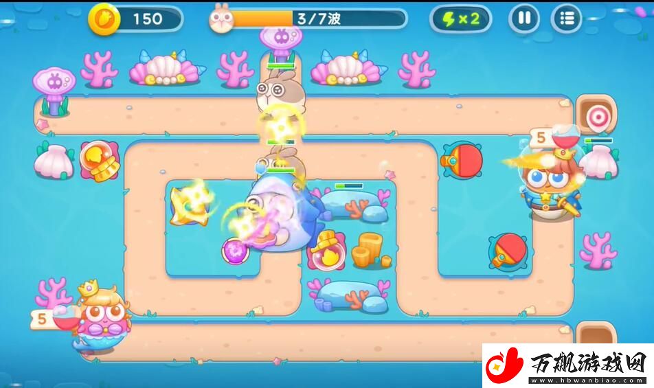 保卫萝卜4海的闺女第37关怎么通关