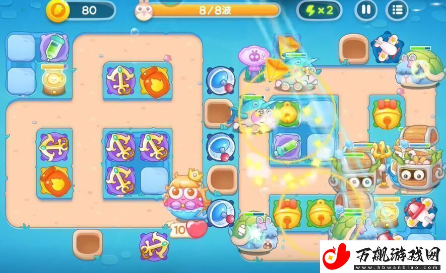 保卫萝卜4海的闺女第58关怎么完美通关
