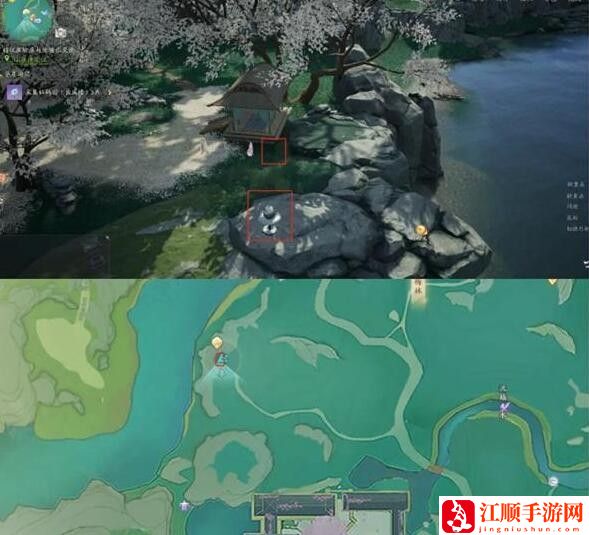 射雕手游梅坞秘藏宝盒位置大全 梅坞秘藏宝盒位置分布一览[多图]图片3