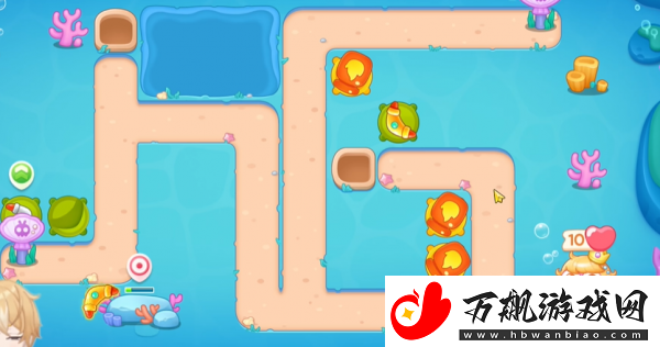 保卫萝卜4海的闺女第21关图文攻略