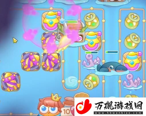 保卫萝卜4海的闺女第53关图文攻略