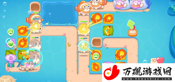 保卫萝卜4海的闺女第21关图文攻略