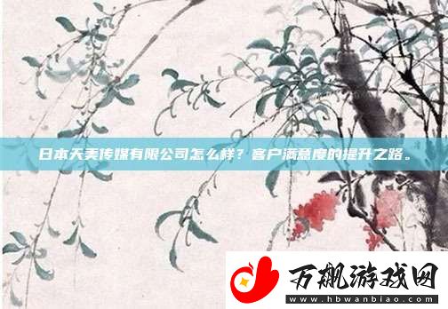 日本天美传媒有限公司怎么样-客户满意度的提升之路。