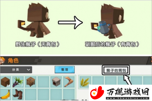 迷你世界猴子驯服后能干什么