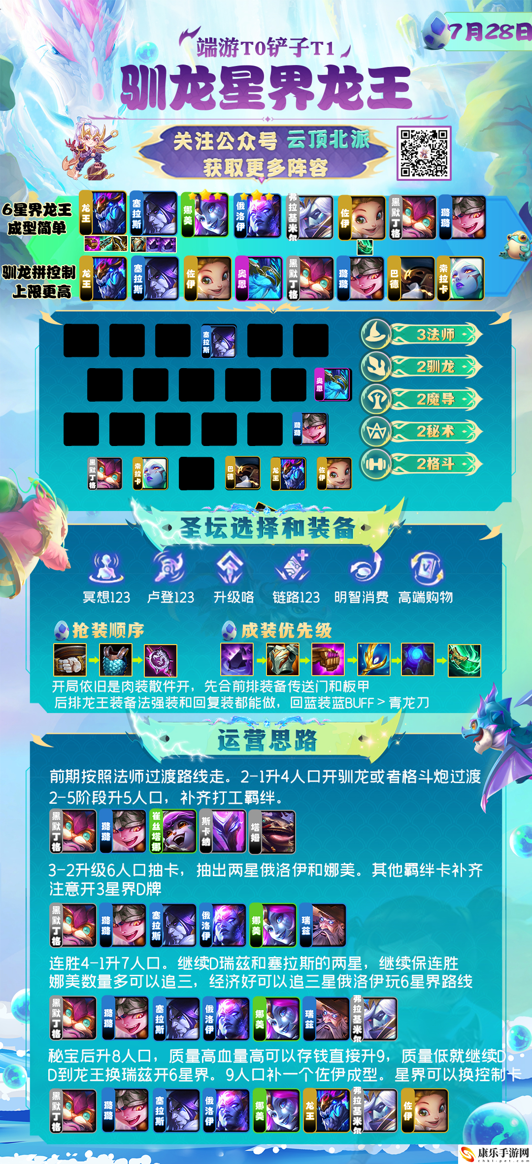云顶之弈星界龙阵容_最细讲解学会无脑上分