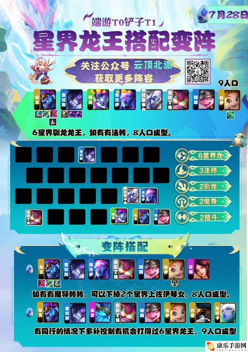 云顶之弈星界龙阵容_最细讲解学会无脑上分