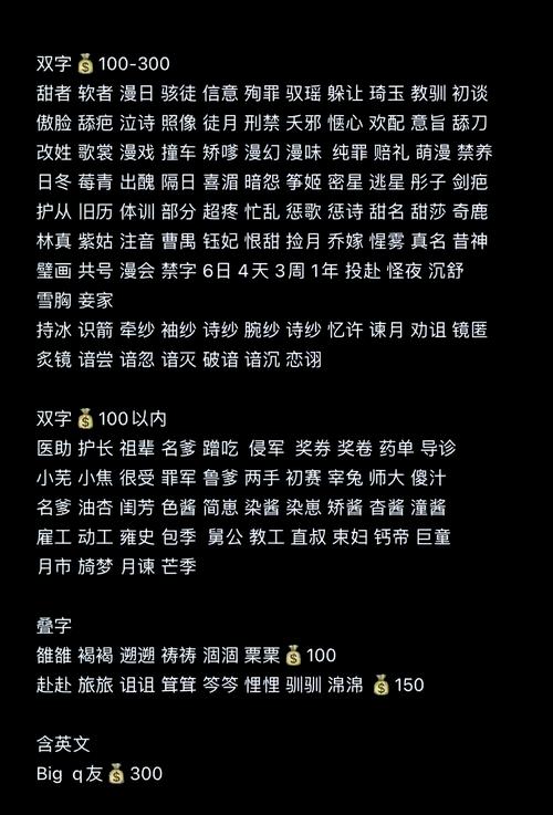 女朋友妈**双字ID5
