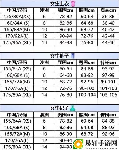 亚洲尺码和欧洲尺码专线