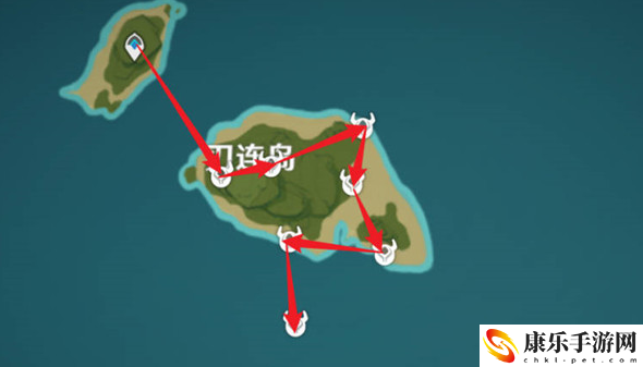 原神刀镡采集路线总览