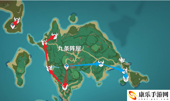 原神刀镡采集路线总览