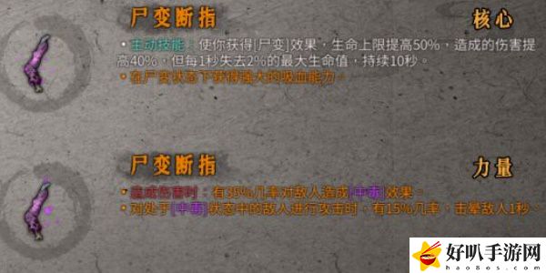 《暖雪》尸变断指效果介绍以及放置几号位